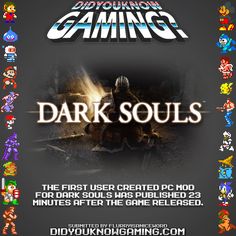 an advertisement for the game dark soul