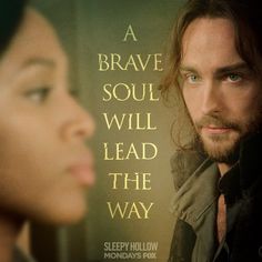 a movie poster with the words a brave soul will lead the way and sleepy hollow