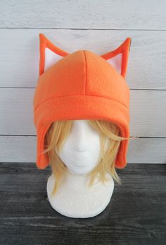 Weather Costumes, Cat Hats, Fleece Hats, Black Bunny, Fox Hat, Hat Patterns Free, Grey Bunny, Hat Patterns To Sew, Sailor Hat