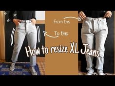 how to resize all jeans from this to this in 3 easy steps with pictures