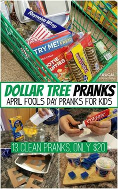 dollar tree pranks are great for kids to do with the money they have on hand