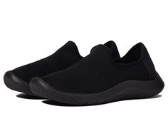 Arcopedico Gaia - Women's Shoes : Black : Verified vegan construction. ; Put every step with lightweight and comfortable Arcopedico Gaia shoes. Breathable textile upper. Textile lining. Removable textile insole provides cushioning and support with every step. Round toe silhouette. Slip-on style. Synthetic outsole construction for traction. Made in Portugal. Single shoe weighs 9 oz. Arcopedico guarantees that vegans can wear these shoes proudly since no animal products were used in the manufactur Animal Products, Black Shoes Women, Shoes Black, Product Reviews, All Black Sneakers, Women's Shoes, Slip On Sneaker, Portugal, Slip On