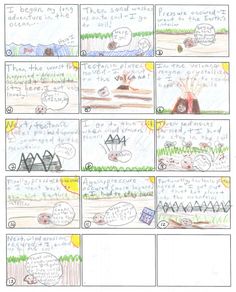 a comic strip with some writing on it and pictures of people in the background,