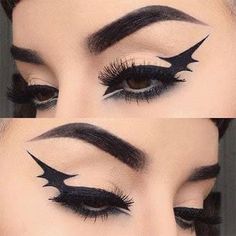 Batman Makeup, Carnaval Make-up, Halloweenský Makeup, Eye Makeup Images, Eye Makeup Styles, Cute Eye Makeup, Halloween Eye Makeup