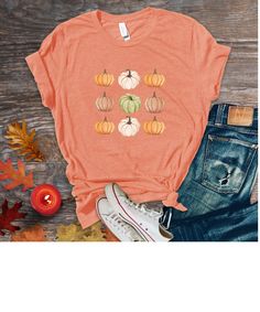 This is perfect for fall shirt, Thanksgiving shirt , gift for him/her and perfect for this autumn , and spooky season. These are unisex and run little loose, if looking for more fitting , try downsizing . See sizing chart and color options in the imaging. Orange Crew Neck T-shirt For Fall, Orange Graphic Print T-shirt For Fall, Cute Pre-shrunk Shirt For Fall, Cute Fall T-shirt With Screen Print, Orange Screen Print T-shirt For Fall, Casual Thanksgiving T-shirt With Graphic Print, Casual Thanksgiving Graphic T-shirt, Cute Funny Print Shirt For Fall, Casual Thanksgiving Graphic Print T-shirt