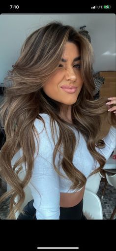 Hair Color For Tan Skin, Latina Hair, Brown Hair With Blonde Highlights, Light Hair Color