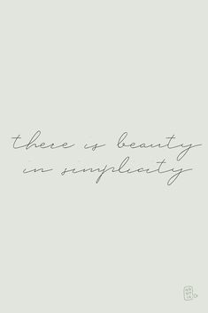 there is a black and white photo with the words there is beauty on sympathy written in cursive writing