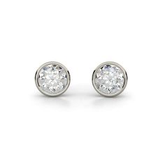 Description These beautiful stud earrings are custom made to order and set in a classic beautiful bezel setting. Details The matched pair of round brilliant diamonds are GIA graded and come with deluxe Screw On Backings or Standard Friction Backs. Sirius Star, Bezel Set Earrings, Beautiful Stud Earrings, Platinum Earrings, Halo Earrings, Band Jewelry, Engagement Jewelry, Brilliant Diamond, Gold Platinum