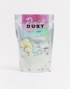 Bath dust by Gift Republic Aaand relax... Bath dust Bubblegum scented Mixture between a bath bomb and bath salt Comes in a branded, resealable pouch Product is non-returnable for hygiene reasons Chewing Gum, Pixie Dust, Bath Salts, Bubble Gum, Buying Gifts, Latest Trends, Asos