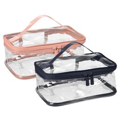 Multi-purpose transparent organizer bag, that can be used as a makeup bag, clear toiletry bag, transparent bag for travel. Can store lipstick, eye shadow, toothpaste, toothbrush, sunglasses, ID, passport, and other items, suitable for traveling, fitness, hiking, etc. Clear zipper bag made of PVC material, light, and soft, waterproof and moisture-proof, more durable, easy to clean, reusable, longer service life. Please Note: The beauty product is not included in the package! Clear Rectangular Cosmetic Bag For Organization, Rectangular Clear Cosmetic Bag For Organization, Clear Makeup Bag, Clear Toiletry Bag, Zipper Makeup, Clear Makeup, Clear Makeup Bags, Transparent Bag, Portable Bag