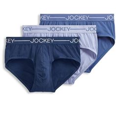 The Jockey Organic Cotton Stretch Brief is made with organic-grown cotton—these briefs are soft and airy with the perfect hint of stretch. The no-fly construction features a clean, finished seam pouch for a fuller pouch shape and projection while providing maximum support for all-day comfort. Cotton Multi-pack Bottoms For Loungewear, Multi-pack Cotton Sports Bottoms, Blue Cotton Multi-pack Bottoms, Jockey Mens, Ink Well, Blue Lake, Tornado, Briefs, Fitness Fashion