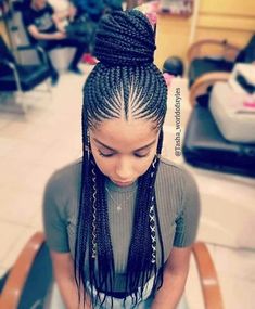 Braided Hairstyles For Black Women Cornrows, Blonde Box Braids, Short Box Braids, Braided Ponytail Hairstyles, Pelo Afro, African Hair, Short Braids, Easy Braids, Cornrow