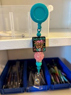 Handmade beaded badge reel Badge Reel Ideas, Beaded Badge Reel, Reel Ideas, Badge Holders Lanyard, Badge Holders, Badge Reel, Gift Registry, Halloween Shopping, Accessory Gift