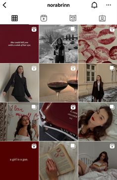 Red velvet Instagram feed inspiration Red And Pink Instagram Feed, Red Aesthetic Instagram Feed, Red Ig Feed, Ig Feed Ideas Aesthetic, Ig Post Design, Aesthetic Feed Instagram, Instagram Theme Ideas