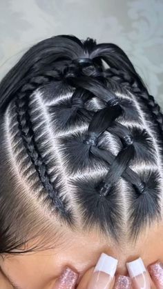 Braided Belt Trends You Need to Try Rave Hair, Hairdos For Curly Hair, Hair Stylies, Hair Ponytail Styles, Hairdo For Long Hair, Hair Stylist Life, Ponytail Styles, Easy Hairstyles For Long Hair, Braids For Long Hair