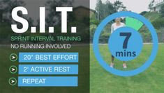 an advertisement for the 7 minutes training program