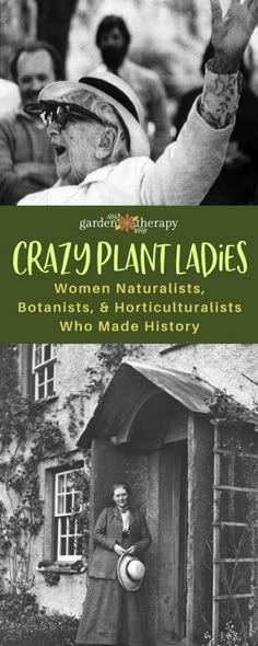 the cover of crazy plant ladies women naturalists, bornies, and industrialists who made history