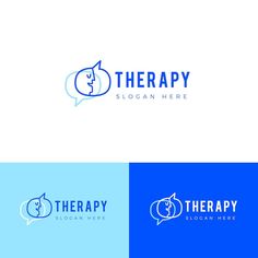 a logo for a company that uses speech bubbles to help people learn how to speak