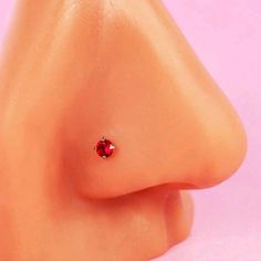 the nose has a tiny red jewel on it