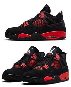 Red Thunder, Closet Tour, Nike Shoes (men), Jordan 4s, Basketball Funny, Nike Jordan Retro