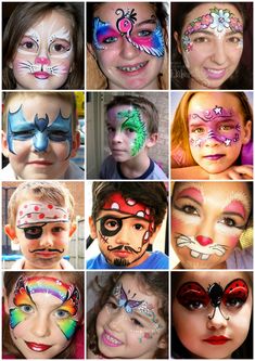 MAĽOVANIE NA TVÁR :: NajVecičky Skye Face Paint, Nature Face Painting Ideas, Children’s Face Paint, Girl Face Painting Easy, Face Painting Halloween Kids, Beautiful Halloween Makeup