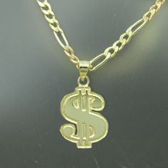 Dazzling hollow Figaro style chain for men in 3 tones of 14k gold, with a lobster claw closure. Cash symbol pendant, all in 14k gold. It includes one 24 inch necklace, one cash symbol pendent, and a gift box. Chain For Men, Engagement Ring Photos, Dollar Sign, Mens Necklace, Symbol Necklace, Heart Shaped Necklace, Bracelets Jewelry, Men's Necklace, Love Ring