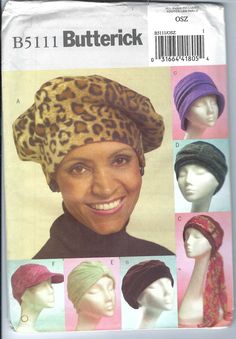 a woman's hat and head scarf on top of a mannequins head