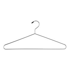 a white hanger on a white background