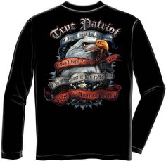 American Soldier True Patriot Long Sleeve T-shirt Patriotic Pictures, Eagle Pictures, American Heroes, God Bless America, Bald Eagle