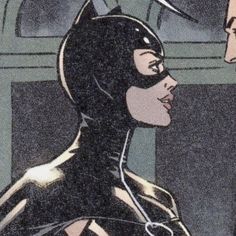 the batman and catwoman face to face