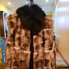 Real Fox Fur Vest Size M Fox Fur Vest, Fur Vest, Fox Fur, Fox, Jackets For Women, Women Shopping, Black, Color