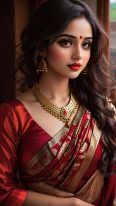 Indian Ladies Photos, Beautiful Indian Lady, Red Couple, Girl Animation, Glamour Decor, Indian Women Painting, Indian Photoshoot, Classy Photography, Feeling Down