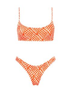 Trendy Beachwear, Strappy Crop Top, Triangl Swimwear, Bag Model, Preppy Summer, Cute Bikinis