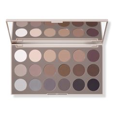 18CT Matte Essentials Artistry Palette - Morphe | Ulta Beauty Magnesium Stearate, Deep Brown, Velvet Matte, Iron Oxide, Ulta Beauty, Cool Tones, Soft Textures, Beauty