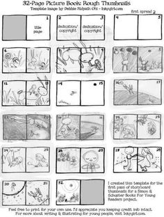 the storyboard for winnie the pooh and her friends in disney's animated movie