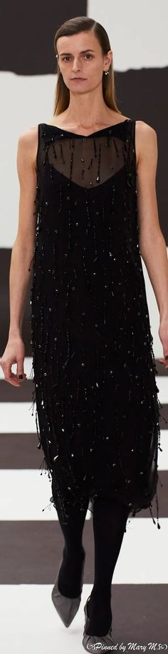 Emilia Wickstead, Fall 2022, Flapper Dress, Dresses, Black