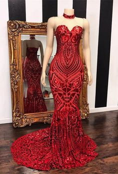 Mermaid Sparkly Sequin Dark Red Prom Dresses Long Dark Red Prom Dress Long, Business Backdrop, Dark Red Prom Dress, Sequin Prom Dresses Mermaid, Prom Trends, Lux Dress, Prom Dresses Mermaid, Sugar Lace