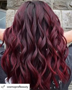 Red Burgundy Hair Color, Ruby Red Hair, Raspberry Hair, Burgundy Red Hair, Dark Burgundy Hair, Burgundy Hair Dye, Light Red Hair, Wine Hair Color, Red Hair Looks