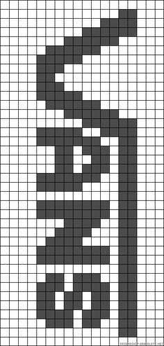 a black and white image of a cross stitch pattern with the letter c on it