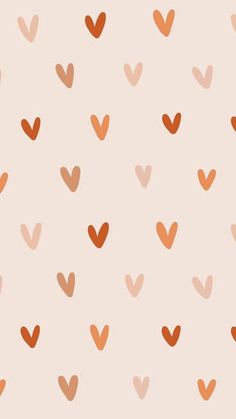 an abstract background with hearts in different colors and sizes on a light pink wallpaper