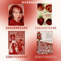 an image of the cover art for bebaboid's album, red