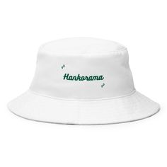 Hankorama Bucket Hat Bucket Hat White, Rash Guard, Stay Cool, Duffel Bag, The Park, Drawstring Bag, Your Eyes, Cotton Twill, Backpack Bags