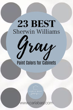 gray paint colors with the words 23 best shewin williams gray