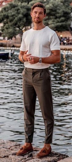 Nice Outfits For Men, Herren Style, Summer Trends Outfits, Cool Summer Outfits, Cool Outfits For Men