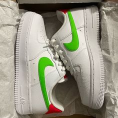 Women Air Force 1 Sneakers Size 6.5, Brand New With Box! Nike Air Force 1 Low-top Green, Green Low-top Nike Air Force 1, Green Nike Air Force 1 Low-top, Nike Air Force 1 Green Round Toe, Green Nike Air Force 1 With Round Toe, Nike Air Force 1 In Green Synthetic, Green Synthetic Nike Air Force 1, Women Air Force 1, Shoes Air Force