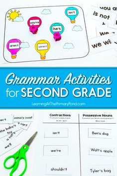 an image of a printable activity for second grade students to practice reading and writing