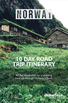 the cover of norway's 10 day road trip itinerary