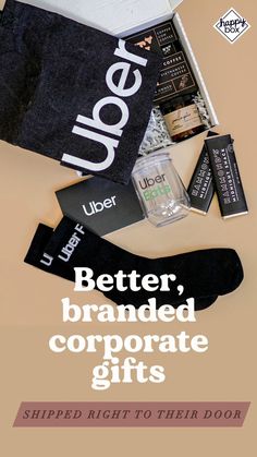 the under brand corporate gifts are laid out