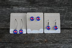 Buffalo Bills glass earrings Hypoallergenic - Nickel Free & Lead Free Earrings Hypoallergenic, Jan 17, Buffalo Bills, Glass Earrings, Buffalo, Jewelry Earrings Dangle, Etsy Earrings, Dangle Drop Earrings, Dangle Earrings