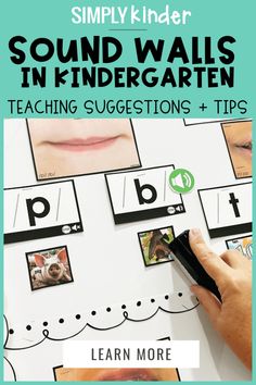 sound walls in kindergarten teaching suggestions and tips for kids to learn how to use them